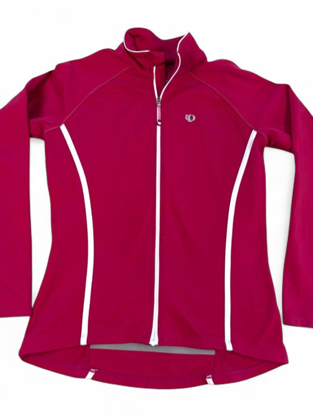 Pearl Izumi Select Cycling Jacket Women's L Pink Reflective Hi Low Hem